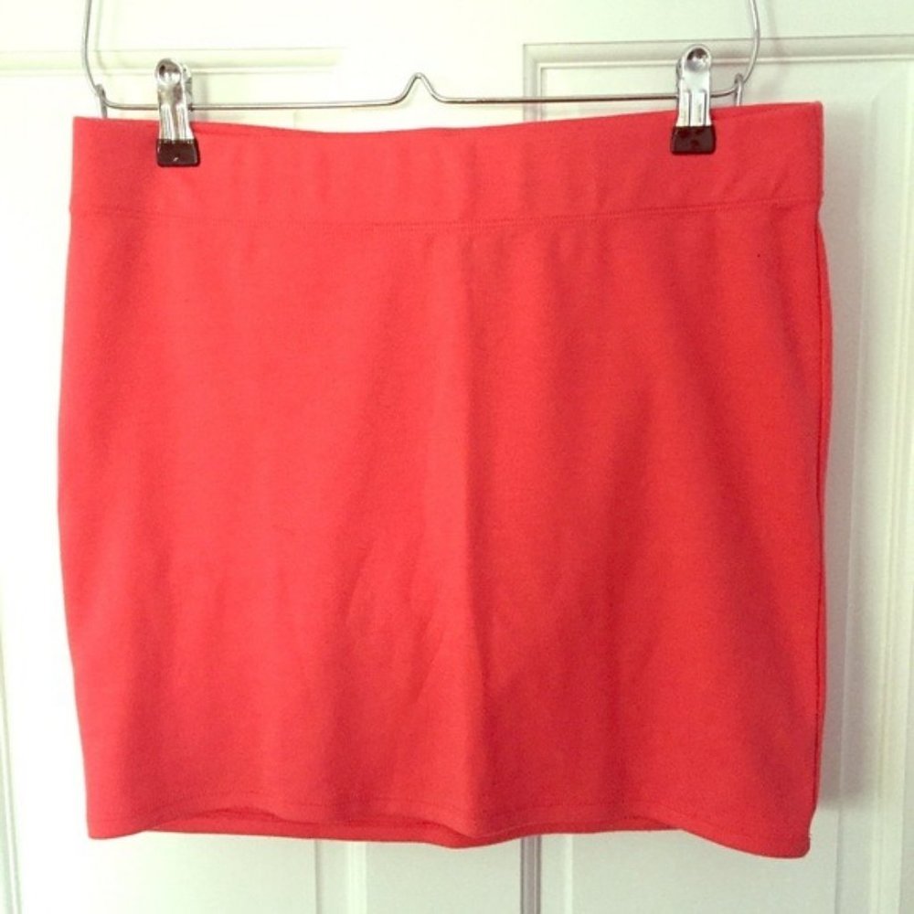 Nollie by PAC SUN Bodycon Coral Mini Skirt